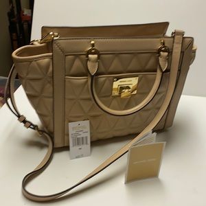 Michael Kors leather satchel -excellent condition